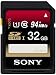 Sony SF32UX Class10 32GB SDHC Speicherkarte mit UHS Interface