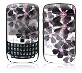 Asian Flower Paint Design Decal Skin Sticker for BlackBerry Curve 8500 Cell Phone