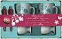 Coffret Petits d�jeuners et brunchs en amoureux : 1 livre de 100 recettes avec 2 coquetiers, 2 tasses et 2 cuill�res