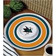 San Jose Sharks NHL 14" Melamine Chip and Dip Serving Tray