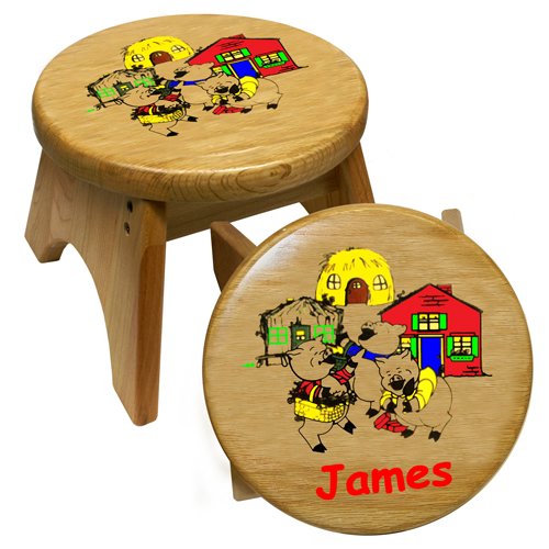 Toys: 3 Little Pigs stool