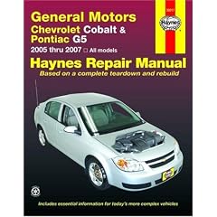 Haynes General Motors Chevrolet Cobalt & Pontiac G5 2005-2007 (Haynes Repair Manuals)