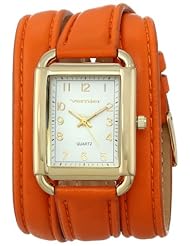 Vernier Womens VNR11153OR Vernier Analog Display Japanese Quartz Orange Watch