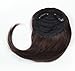 Onedor Side Swept Clip in Clip on Hair Bang Hair Extension Hair Piece
