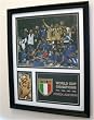2006 Italy Framed Collage Photographs World Cup Champions Celebration with Trophy