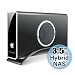ineo I-NIA304N1, 3.5-Inch Single Bay NAS, IDE/SATA Hybrid, File server, SAMBA server, FTP server, Blue LED illuminated Panel indicates power and R/W activities, Last Minute Deal, (Hard Drive Capacity up tp 1TB)