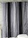 Madrid Silver Fabric Shower Curtain