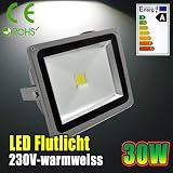 30W WARMWEISS – LED Flutlicht Fluter Strahler Scheinwerfer Licht objektbeleuchtung SMD IP65