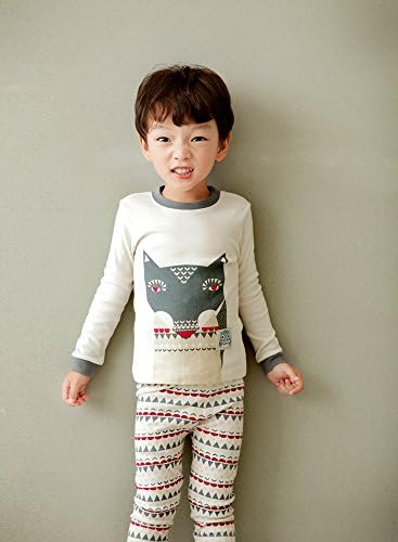 Mimir By Vaenait 12M-7T 100% Cotton Sleepwear Pajama Set Scandi Fox S