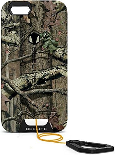 Beeline Cell Phone Protective iPhone 6/6S Case w/ 30" Retractable Carabiner (Mossy Oak Break Up Infinity)