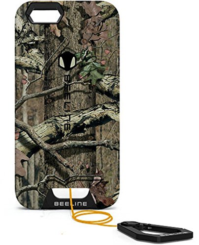 Beeline Cell Phone Protective iPhone 6/6S Case w/ 30" Retractable Carabiner (Mossy Oak Break Up Infinity)