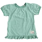 enecru 背中が少し見える大人っぽいシルエットのデザインTシャツ 95cm グリーン 232408