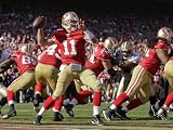 San Francisco 49ers and New Orleans Saints: Alex Smith Photographic Poster Print by Ben Margot, 48x36