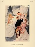 1936 Print Movie Actress Bedroom Acting Director Cast - Original Color Print