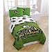 John Deere 4pc Twin Comforter and Sheet Set Bedding Collection, Green Tractor Big Tires