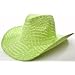 512f0bsiQOL. AA75  Glitter Sparkle Western Hats / Lime