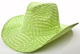 512f0bsiQOL. SL160  Glitter Sparkle Western Hats / Lime
