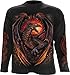 Spiral - Mens - DRAGON FURNACE - Longsleeve T-Shirt Black - XL