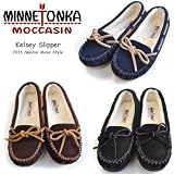 ミネトンカ モカシン MINNETONKA 　ミネトンカ ローファー　Kelsey Slipper　チョコレート　40100/40102/40108 US 8