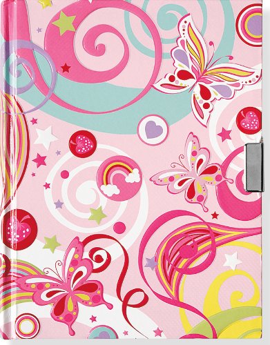 fantasy butterflies locking journal diary notebook locking journals