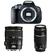 Canon EOS Rebel T5i 18.0 MP CMOS Digital Camera with 3-inch Touchscreen and Full HD Movie Mode (with EF 28-135mm IS USM + EF 75-300mm III)