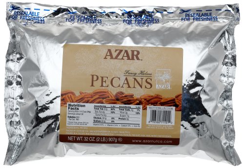 Azar Nut Company Pecan Halves, Fancy, 32-Ounce Resealable Bag by Azar Nut Company