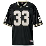 Nike Purdue Boilermakers #33 Black Replica Football Jersey