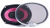 In Phase Pink 400W 3 Way 6x9 High Density ND Speakers