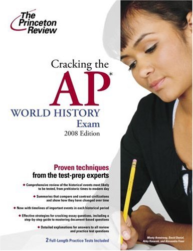 City Travel Guides Discounted  Books : Cracking the AP World History Exam, 2008 Edition (College Test Prep)