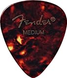 Fender 351 Classic Celluloid Guitar Picks 12-Pack - Shell - Medium