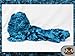 1 X Rosette Satin Blue Munsell Fabric by The Yard