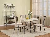 Powell 393-410 Starmount Inlaid Stone Top Dining Table