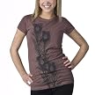 Peacock Feather Tee - Mauve