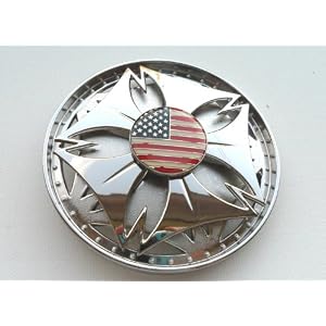 United States US American Flag Spinner Belt Buckle