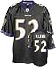 Ray Lewis Baltimore Ravens Black NFL Replica Jersey