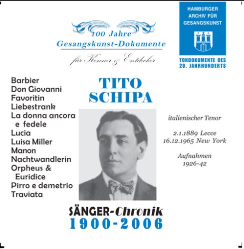 CD-Charts  Search : Tito Schipa vol. 2 Canzonen, Historical Recordings from 1946-42