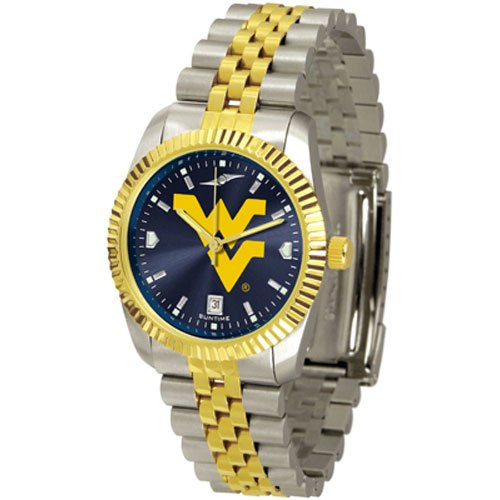 West Virginia Mountaineers NCAA AnoChrome Executive Mens Watch West Virginia Mountaineers NCAA AnoChrome Executive Mens Watch