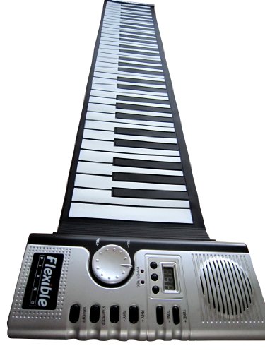 Hand Roll Piano - 61 Keys Soft Roll up Electronic Piano Keyboard Digital & Portable