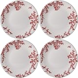Gien Four Seasons 10.75 Inch Dinner Plate, Set Of 4