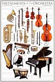 Instruments Symphony Orchestra Performing Arts Poster Print, 24x36