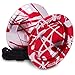 Silver & Red Splashes Responsive Yo-Yo Professional Sidekick Pro YoYo