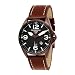 Torgoen Swiss Men's Brown Ion-Plated 3-Hand Stainless Steel Watch #T10103