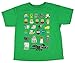 JINX Minecraft Big Boys' Sprites Premium Cotton T-Shirt (Kelly Green, X-Small)