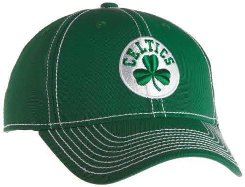 NBA Men's Boston Celtics Structured Flex Hat - Tn67Z, Large/X-Large , Team Color , Kelly Green