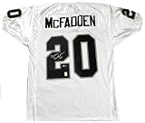 Darren McFadden Autographed Oakland Raiders White Custom Jersey Tristar/Player COA