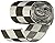 Black and White Checkered Crepe Paper