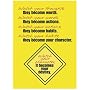 POSTER WATCH YOUR THOUGHTS 13 X 19 LARGE
