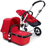 2007 Bugaboo Cameleon Stroller Complete Red Base/Red Fleece