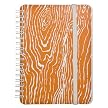 Orange Woodgrain Notebook