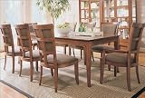 American View Glass Top Dining Table